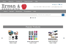 Tablet Screenshot of erman.com